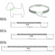 thumbnail image 5 of Materiales de calidad: los collares de diamantes de imitación para mascotas están hechos de cobre, diamantes de imitación y plata chapada en espesor, que son duraderos y se pueden aplicar durante mucho tiempo, suaves y livianos para que los use su perro, no causarán ninguna molestia-Blanco-S Sailing Electrónica, 5 of 6