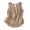 Coffee #715, variant on Bovemsi Women's Cotton Linen Camisole - Solid Color Pleated Sleeveless Vest, Versatile for Outer/Inner Wear, Black Base Layer