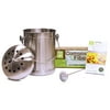 Compost Wizard 3 qt. Stainless Steel Compost Essential Kit