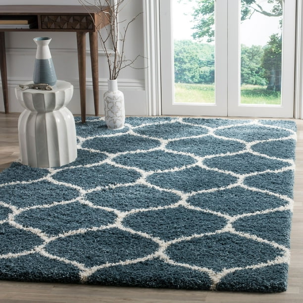 Safavieh Hudson Arline Geometric Shag Area Rug or Runner - Walmart.com ...