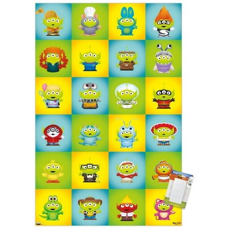 Disney Pixar - Aliens Group Wall Poster, 22.375" x 34"