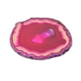 thumbnail image 1 of Rebanada de Irregur Gloria Posavasos Cristal Taza Vino Fuschia 80-100 mm, 1 of 7