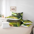 thumbnail image 6 of Sleepy Sloth Bed in a Bag 7-Piece Cartoon Wildlife Bedding Set , Woodland Animal King Size Comforter Set Botanical Plants Bedding Comforter Sets, Watercolor Floral Flower Bed Set, 6 of 6