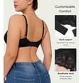 thumbnail image 3 of Minimizer Bras for Women Full Coverage Plus Size Bras Lifting Floral Lace Bra for Heavy Breast, 3 of 7