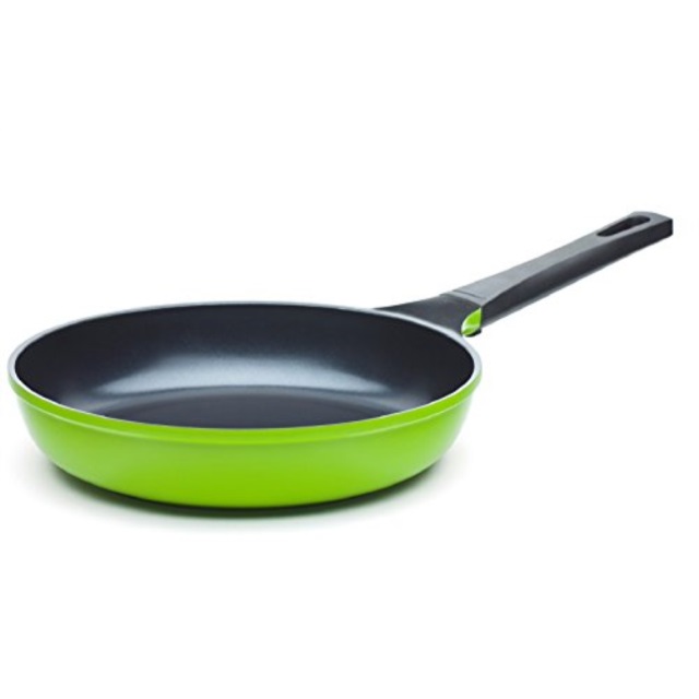 The 10" Green Earth Frying Pan by Ozeri, with Smooth Ceramic NonStick Coating (100 PTFE and