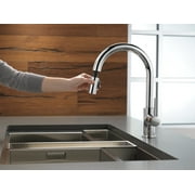 Delta Trinsic Single Handle Pull-Down Kitchen Faucet in Chrome 9159-DST