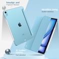 thumbnail image 4 of Funda para iPad Air de 11 pulgadas TimoVo M3/M2-2025/2024 Azul brumoso, 4 of 9