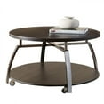 thumbnail image 1 of Bowery Hill Table Basse Ronde en Nickel Noir, 1 of 4