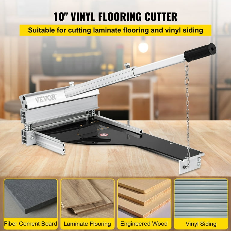 VEVOR Laminate Floor Cutter, 10 Blade Length Vinyl Flooring