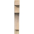 thumbnail image 2 of Ekena Millwork 4"W x 20"D x 28"H Westlake Block Rough Sawn Bracket, Douglas Fir, 2 of 25