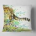 thumbnail image 2 of Designart The Predator Illustration Art - Animal Throw Pillow - 16x16, 2 of 5
