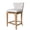 Weathered Oak 1, variant on Maven Lane Hugo Counter Stool, Weathered Oak Finish Sand Color Fabric Upholstery