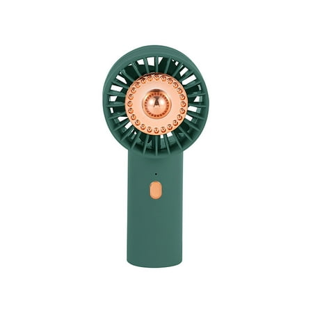 

Protable Handheld Fan Speed Adjustable Upgraded Pocket Fan Powerful Mini Personal Fan with Light USB Rechargeable Battery Operated for Girls Women Men Indoor Outdoor Travel Cordless Cooling Fan