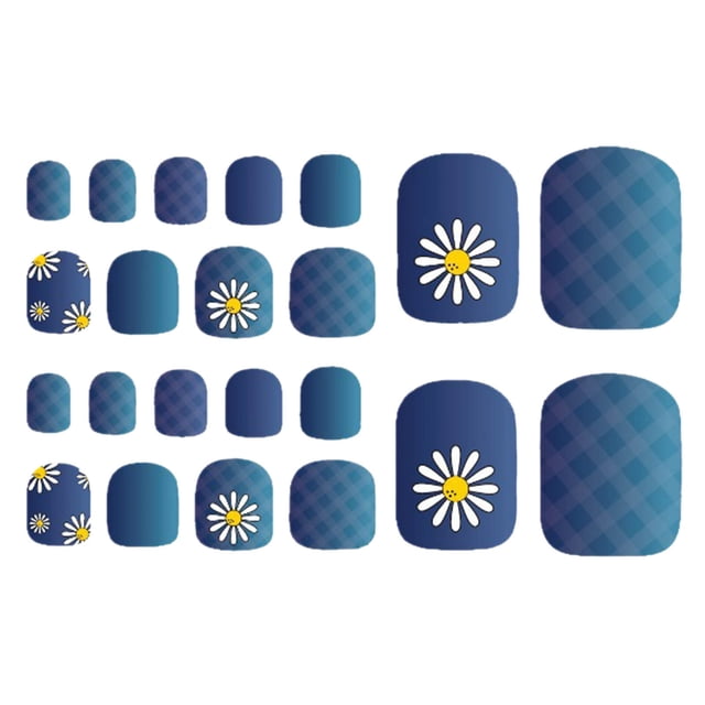 EGNMCR Nail Stickers New Foot Stickers Summer Cool Fashion Stickers Hawaiian Pattern Nail Stickers Nail paste