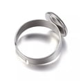 thumbnail image 3 of U8MO 50pcs 304 Stainless Steel Adjustable Band Ring Blanks Bezel Setting Cup Findings-12mm, 3 of 3