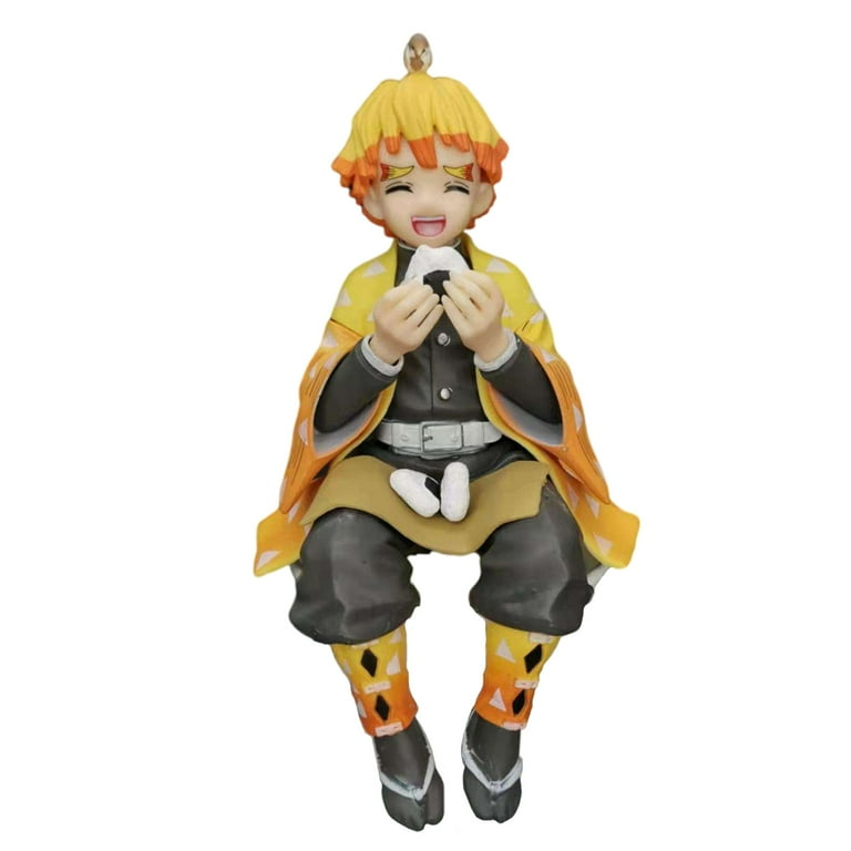 SEGA Demon Slayer Kimetsu No Yaiba ZENITSU Eat Rice Balls PVC Figure From  Japan