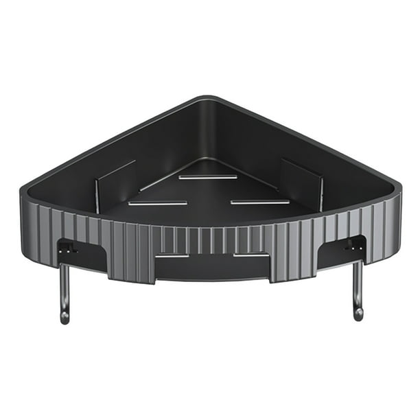Organizador de esquina de plástico para encimera de baño, estante de almacenamiento para lavabo, estante de esquina de 90 grados para cosméticos, artículos de tocador y accesorios, organizador que