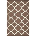 thumbnail image 2 of Safavieh Dhurries Brown Contemporary Rug - Runner 2'6" x 4', 2 of 4