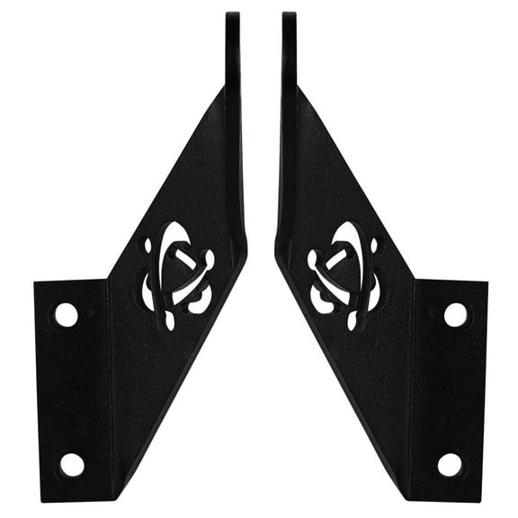Heise LED Lighting Systems HE-JKHMB Hood-Mount Light Bar Brackets For 2007-2018 Jeep JK For 22" Straight Light Bar