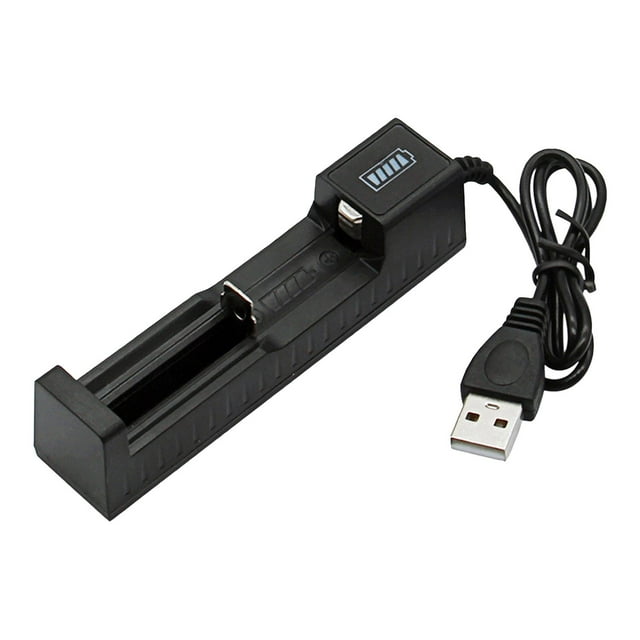 Adaptador de carga,Cargador de batería multifuncional Cargador rápido,Cargador de batería USB con indicador LED,Protección del cargador de batería de litio 18650,Baterías recargables del Hugo Adaptador de carga