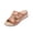 Brown, variant on VerPetridure Summer Sandals for Women 2023 Women's Wedge Heel Flip Flops Multicolor Embroidered Sandals Slippers