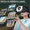 thumbnail image 3 of Wiher Newest VR Headset for Nintendo Switch & Switch OLED Model, 3D VR Glasses with Adjustable Lens for Virtual Reality Gaming Experience, Switch VR Labo Goggles Headset for Nintendo Switch(Black), 3 of 11