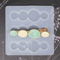 thumbnail image 1 of Moldes de resina de silicona con clip para el cabello, juego de moldes para pasadores, pasador para el cabello DIY, moldes de fundición de resina epoxi para colgantes, campanillas de viento,, 1 of 5