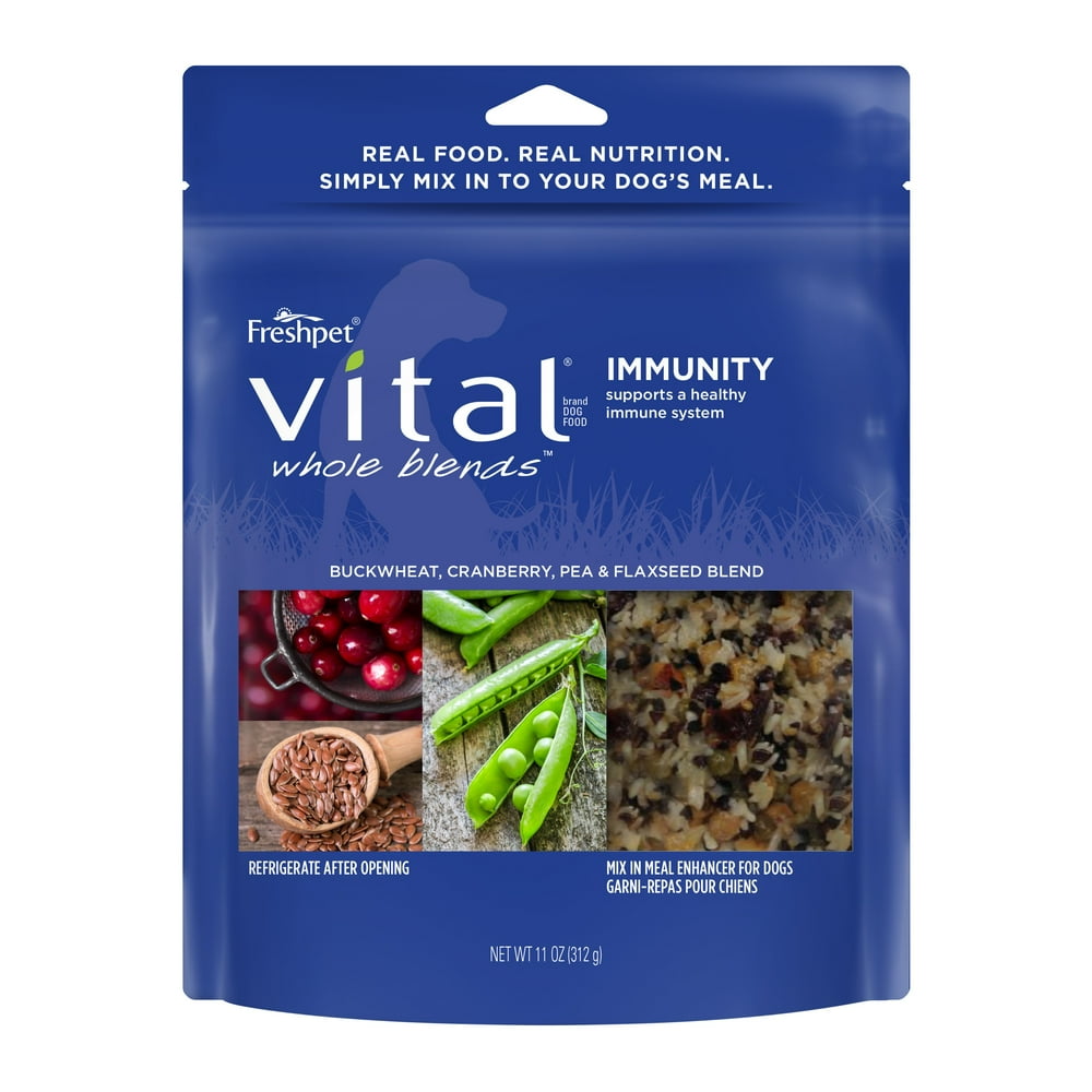 Freshpet Vital Whole Blends Immunity Recipe Mix In Meal Enhancer Dog