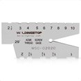 thumbnail image 2 of ACME SCREW THREAD GAUGE 29 DEGREE GRINDING GAGE TOOL Laser Engraving S/S, 2 of 4