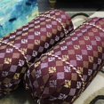 thumbnail image 4 of Natural Geo Purple/Gold Gao Takiya Bolster Pillow (Set of 2), 4 of 4