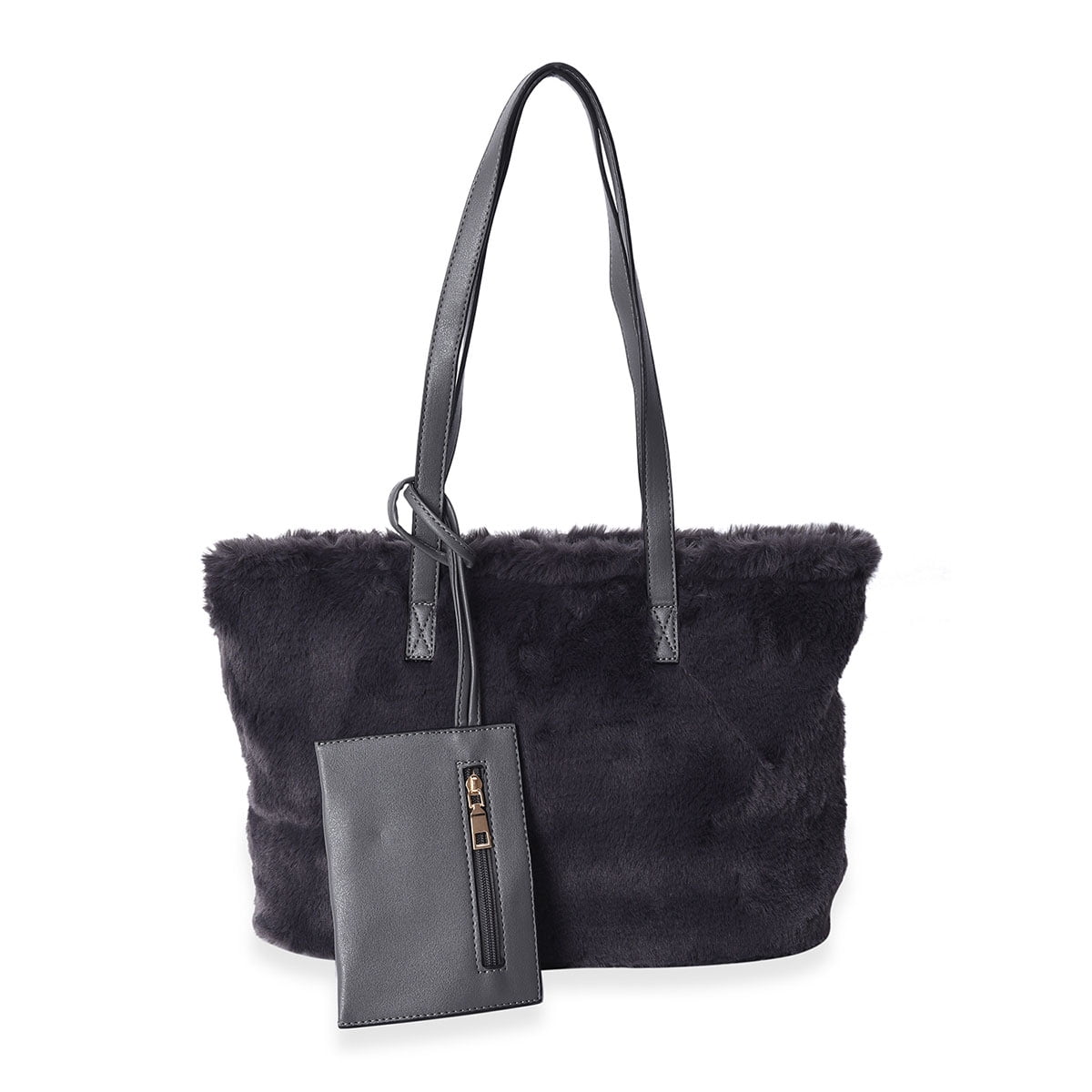 dark gray purse