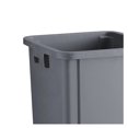 thumbnail image 3 of 92 Qt. 23 Gallon 87 Liters Gray Square Trash Can. Kitchen Garbage Can Recycle Bin Trash Can Outdoor, 3 of 5
