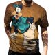 thumbnail image 1 of Disney Goofy dibujos animados 3D-Druck Herren camisetas Sommer loss Kleidung Vintage Kurzarm modo Kinder o Kragen camiseta Jungen camiseta xuanjing unisex, 1 of 2