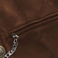 thumbnail image 5 of XIAOCHA Men's Steampunk Double-Breasted Vest Notched Lapel Chain Detail Waistcoat Vintage Formal Party Gothic Suit Top, 5 of 5