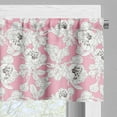 thumbnail image 3 of Ambesonne Spring Valance Pack of 2, Soft Cherry Blossom on Pink, 54"X12", Pale Pink White Brown, 3 of 5