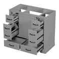 thumbnail image 5 of Furvclv 36'' Bathroom Vanity, Modern Wooden Bathroom Storage Cabinet, With 6 Drawers, Multi-Functional Drawer Divider, Adjustable Shelf (NOT INCLUDE SINK), 5 of 9