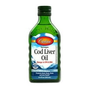Carlson Labs Norwegian Cod Liver Oil Omega-3 EPA & DHA, Natural Flavor, 8.4 Fl Oz.
