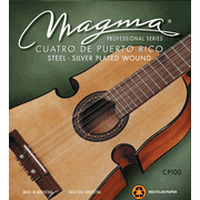 Magma CUATRO DE PUERTO RICO Strings Steel - Silver Plated Wound Set (CP100)