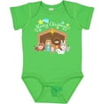 thumbnail image 3 of Inktastic Merry Christmas Cute Nativity Scene Boys or Girls Baby Bodysuit, 3 of 5