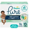 thumbnail image 3 of (2 pack) Pampers Pure Baby Diapers Size Newborn, 76 Count (Select for More Options), 3 of 12