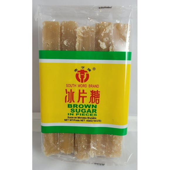 South Word Brand Brown Sugar in Pieces, Quantity - 454g