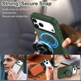 thumbnail image 4 of Funda Casehas para iPhone 17 Pro 6.3" con Soporte Magnético Verde, 4 of 8