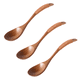 thumbnail image 1 of Cuchara de madera con mango largo, cuchara de arroz de madera maciza, cuchara de postre, cuchara y tenedor hechos a mano, vajilla, 1 of 5
