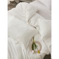 thumbnail image 4 of Move Over White Lace Bedding Sets Queen Boho Chic Duvet Cover Set Washed Microfiber Lace Pattern No Filling, 4 of 9