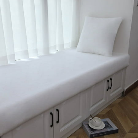

Nvzi Solid Color Plush Table Runner Faux Sheepskin Decorative Shaggy Dresser Scarf Not-Slip Desk Pad Luxury False Fur Dresser Tablecloth-Pure white 100x160cm(39.37x62.99inch)