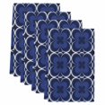 thumbnail image 2 of Navy Blue Boho Kitchen Towels Set of 4, Farmhouse Abstract Floral Aesthetic Absorbent Dish Towels for Kitchen, Microfiber Hand Towel, Quick Drying Tea Towel for Cleaning Decorative Dishcloths, 2 of 7
