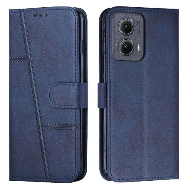 Funda Flip para FOXDOCK Motorola Moto G85 – Carcasa delgada y resistente a impactos con soporte para uso diario y profesional