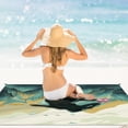 thumbnail image 4 of Manta de playa DPWCVM Mountain, 200 x 211 cm, impermeable y resistente a la arena, 4 of 7
