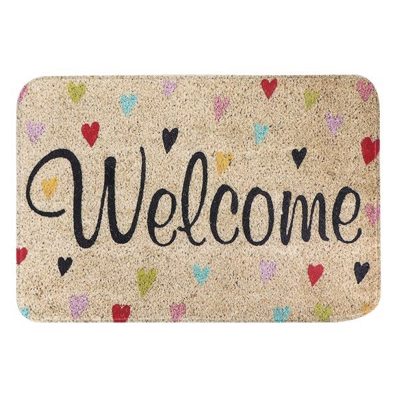 1 felpudo antideslizante de bienvenida, absorbente de agua, para baño, alfombra de entrada.