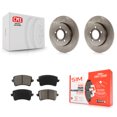 thumbnail image 1 of Transit Auto Rear Disc Brake Rotors and Semi-Metallic Pads Kit for Car 2009 Audi A4 Quattro Sedan Wagon with 288mm Diameter Rotor K8S-103574, 1 of 11